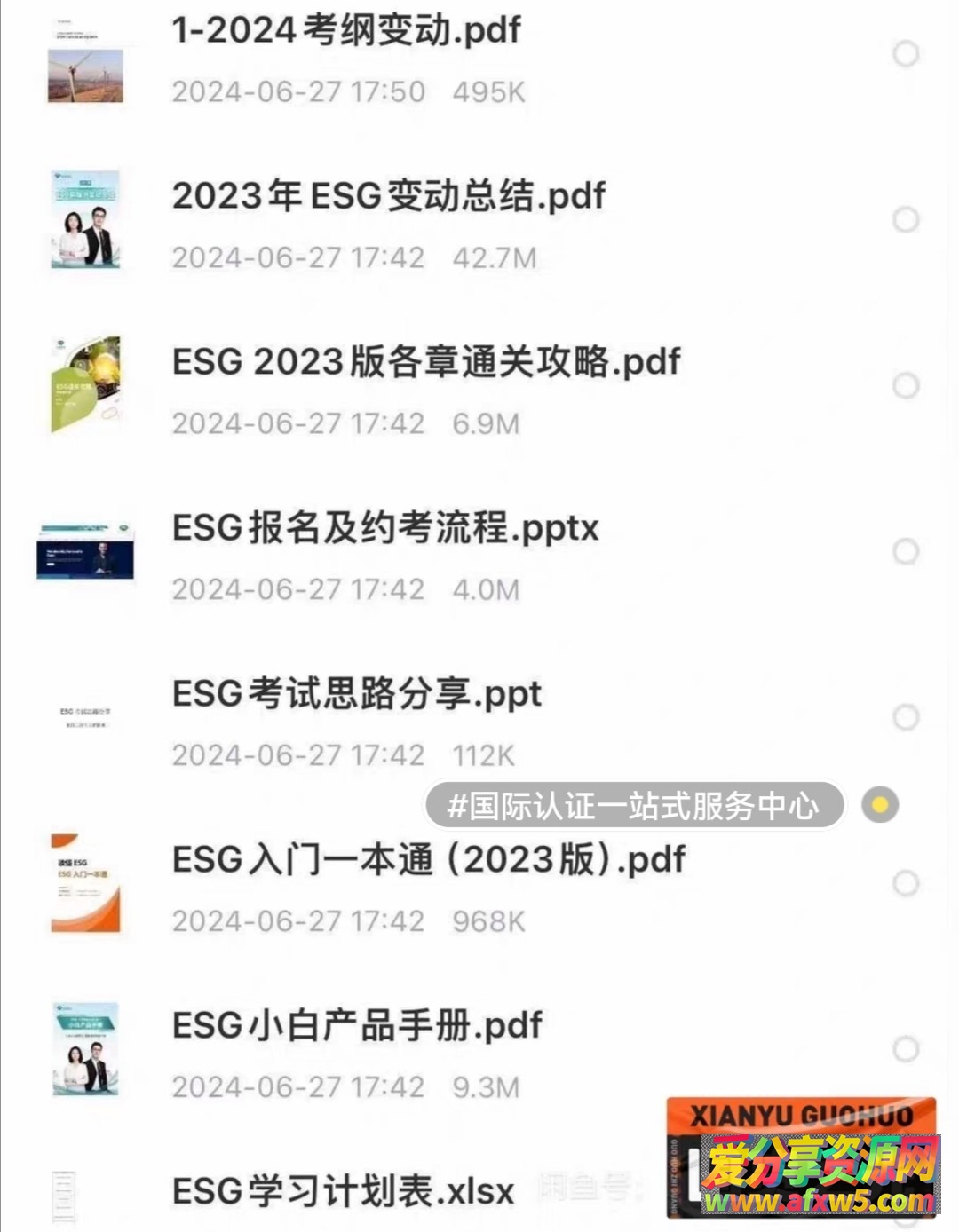 esg全套自学资料 esg教程 esg教材 cfaesg 第五版全套