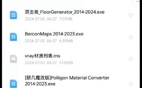 3dmax插件工具 阿酷一键安装版 支持2014-2025建模渲染辅助